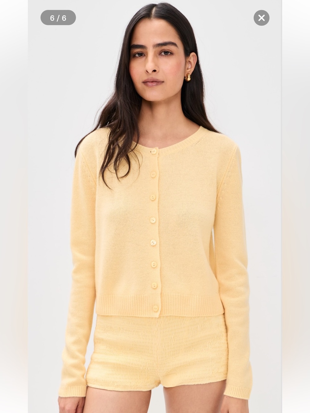 Reformation Clara cashmere cardigan size S